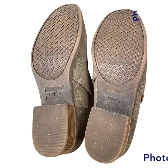 TOMS Shaye Booties Dusty Gold Star Women’s size 9.5 - Picture 6 of 8